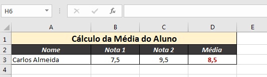 Excel: Introdução ao uso das Fórmulas (Passo a Passo)