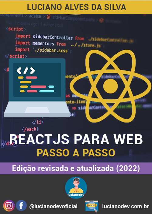 Livro ReactJS para Web - Passo a Passo (Edição Revisada - 2022)